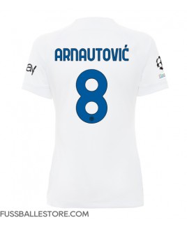 Günstige Inter Milan Marko Arnautovic #8 Auswärtstrikot Damen 2023-24 Kurzarm